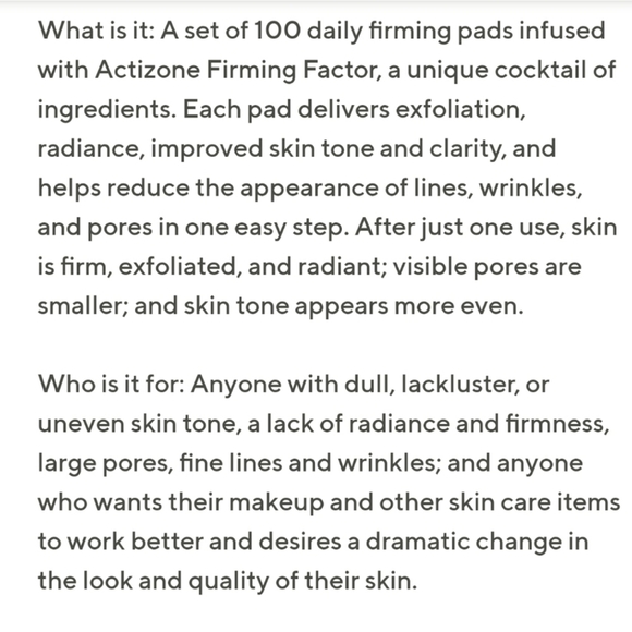 Dr. Denese Advanced Firming Facial Pads 100 Pads Sealed NEW IN PACKAGING - Picture 7 of 10